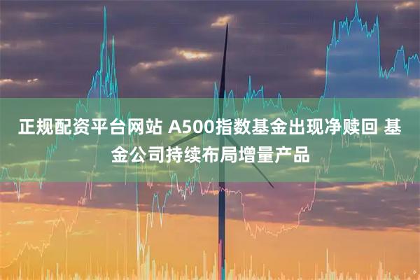 正规配资平台网站 A500指数基金出现净赎回 基金公司持续布局增量产品